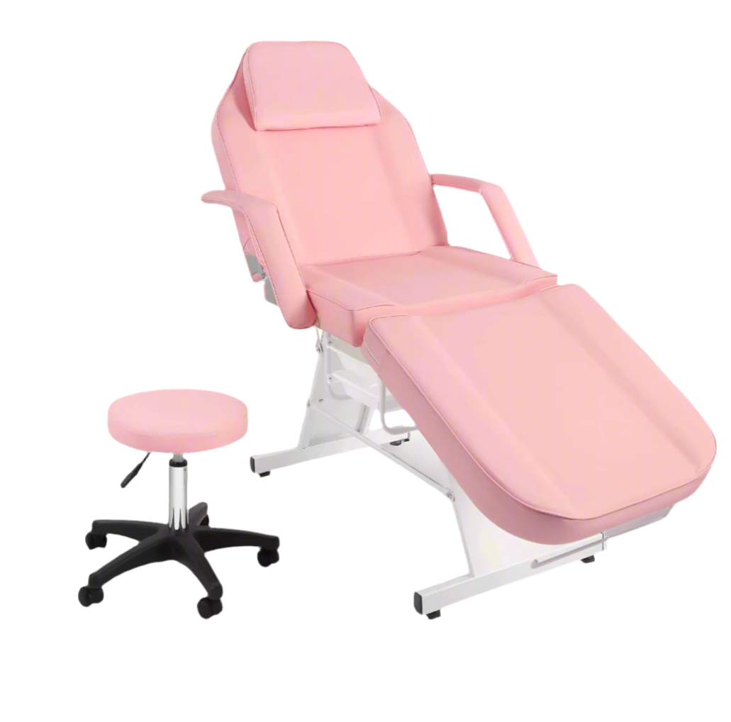 Luxe Lounge Premium Beauty Bed & Stool