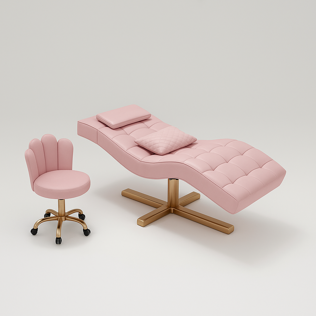 Barbie Beauty Leather Lounge, Chair, Moonlight & Trolley
