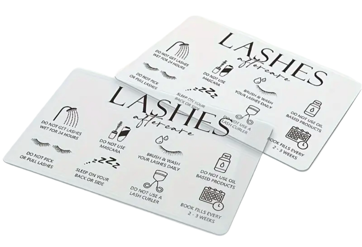 Lash Aftercare Cards