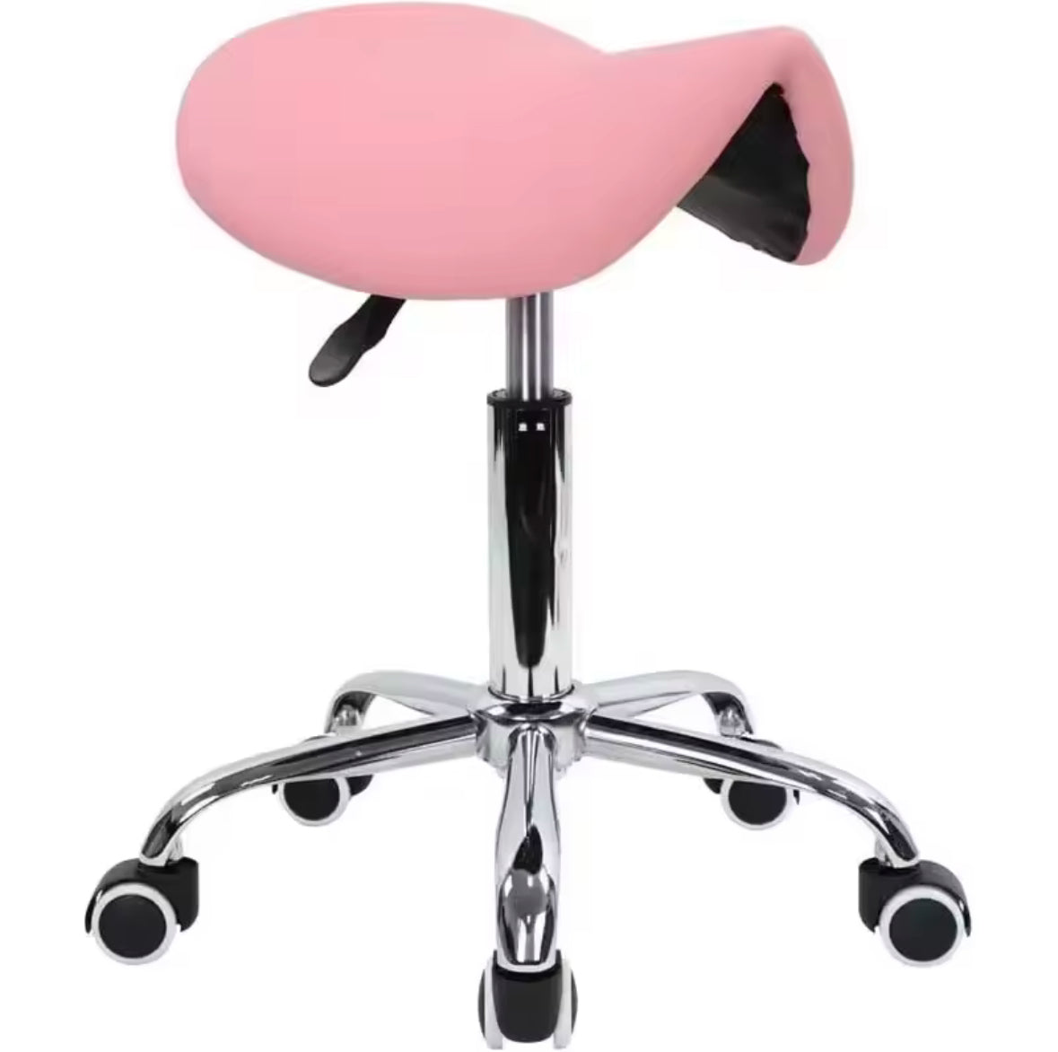 Luxe Lounge Premium Saddle Stool