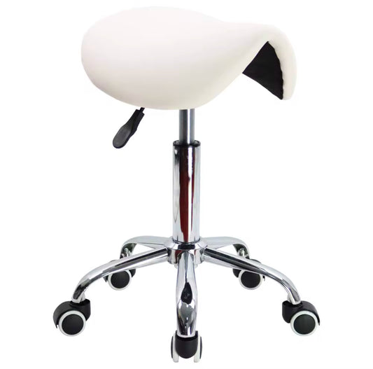 Luxe Lounge Premium Saddle Stool