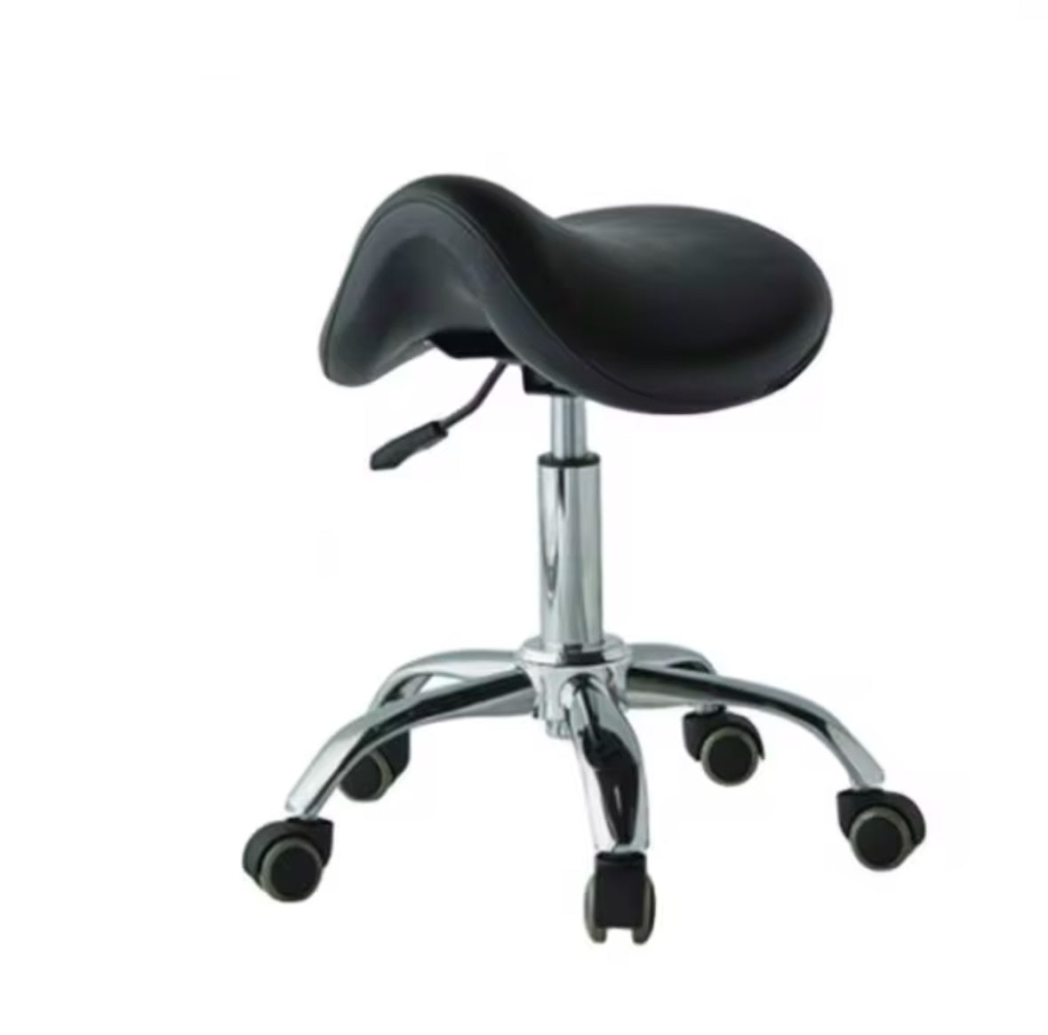 Luxe Lounge Premium Saddle Stool