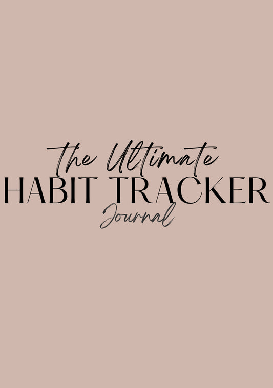 Habit Tracker Journal