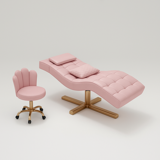 Barbie Beauty Leather Lounge, Chair, Moonlight & Trolley